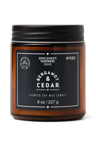 Αρωματικό κερί σόγιας Gentelmen's Hardware Bergamot & Cedar 227 g