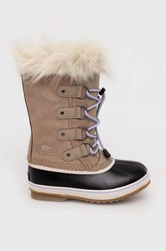 Παιδικές μπότες χιονιού Sorel 1855201 χρώμα: μπεζ, YOUTH JOAN OF ARCTIC DTV F3YOUTH JOAN OF ARCTIC DTV