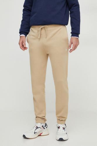 Βαμβακερό παντελόνι Polo Ralph Lauren χρώμα: μπεζ