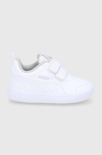 Παιδικά παπούτσια Puma χρώμα: άσπρο
