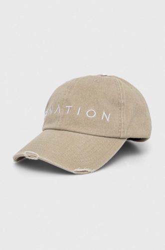 Βαμβακερό καπέλο του μπέιζμπολ P.E Nation χρώμα: μπεζ