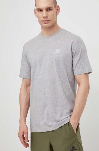 Βαμβακερό μπλουζάκι adidas Originals Essential Tee ανδρικό, χρώμα: γκρι, IR9692
