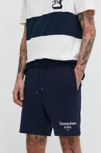 Βαμβακερό σορτσάκι Tommy Jeans χρώμα: ναυτικό μπλε