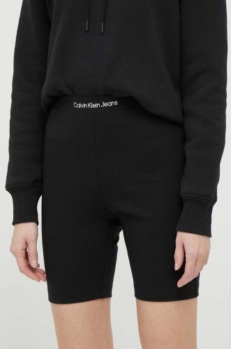 Σορτς Calvin Klein Jeans χρώμα: μαύρο