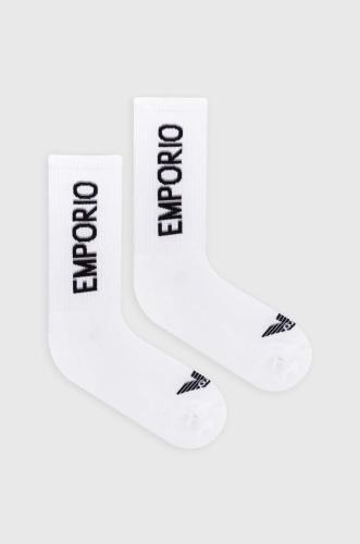Κάλτσες Emporio Armani Underwear 2-pack χρώμα: άσπρο