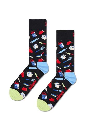 Κάλτσες Happy Socks Kitchen Tools Sock χρώμα: μαύρο