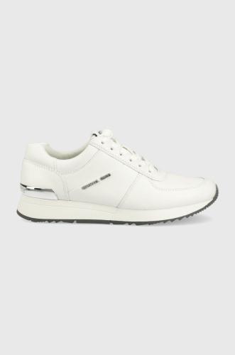 Δερμάτινα αθλητικά παπούτσια MICHAEL Michael Kors Allie χρώμα: άσπρο