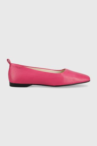 Δερμάτινες μπαλαρίνες Vagabond Shoemakers Shoemakers Delia χρώμα: μοβ