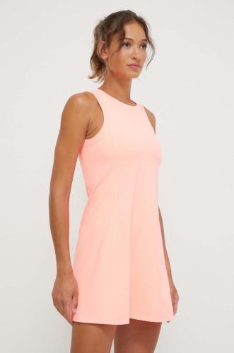 Φόρεμα Dkny χρώμα: ροζ