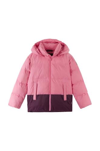 Παιδικό μπουφάν Reima Teisko χρώμα: ροζ