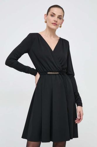 Φόρεμα Twinset χρώμα: μαύρο