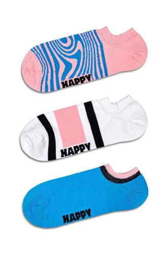 Κάλτσες Happy Socks Dizzy No Show Socks 3-pack