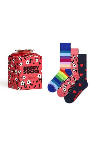 Κάλτσες Happy Socks Gift Box Flower Socks 3-pack
