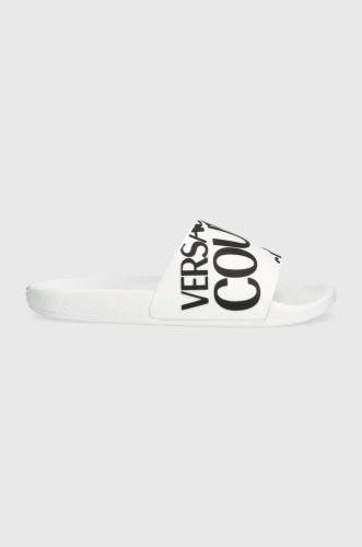 Παντόφλες Versace Jeans Couture Shelly χρώμα: άσπρο, 76VA3SQ1 71352 003