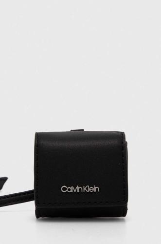 Θήκη για airpods Calvin Klein χρώμα: μαύρο