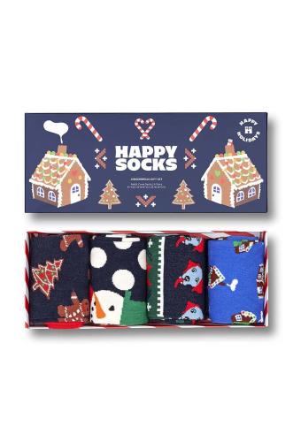 Κάλτσες Happy Socks Gingerbread Socks Gift Set 4-pack