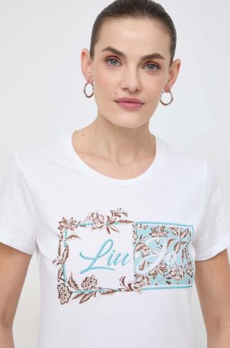 Βαμβακερό μπλουζάκι Liu Jo γυναικεία