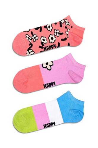 Κάλτσες Happy Socks Flower Low Socks 3-pack
