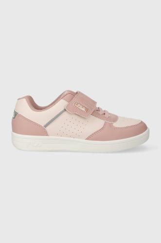 Παιδικά αθλητικά παπούτσια Fila C. COURT CB velcro χρώμα: ροζ