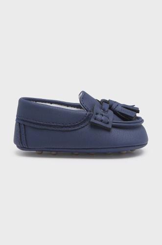 Βρεφικά παπούτσια Mayoral Newborn χρώμα: ναυτικό μπλε