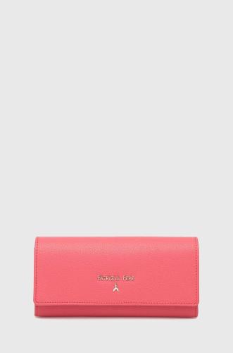 Δερμάτινο πορτοφόλι Patrizia Pepe γυναικεία, χρώμα: μπεζ