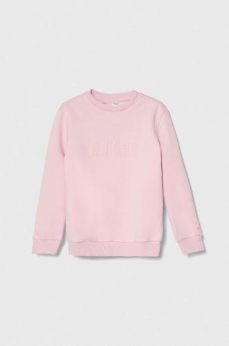 Παιδική μπλούζα adidas χρώμα: ροζ