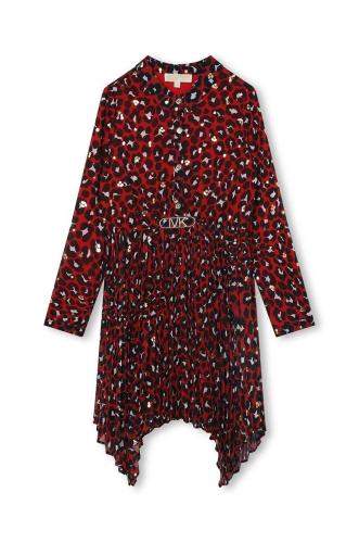 Παιδικό φόρεμα Michael Kors χρώμα: κόκκινο