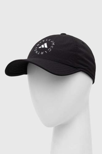 Καπέλο adidas by Stella McCartney χρώμα: μαύρο