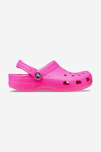 Παιδικές παντόφλες Crocs Classic Kids Clog χρώμα: ροζ