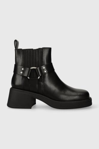 Δερμάτινες μπότες Vagabond Shoemakers DORAH γυναικείες, χρώμα: μαύρο, 5642.801.20