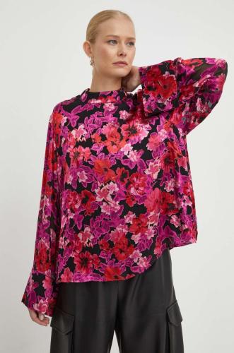 Μπλούζα με μείγμα μεταξιού Gestuz χρώμα: ροζ