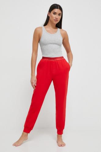 Παντελόνι lounge Calvin Klein Underwear χρώμα: κόκκινο