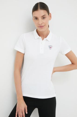 Βαμβακερό μπλουζάκι Rossignol χρώμα: άσπρο