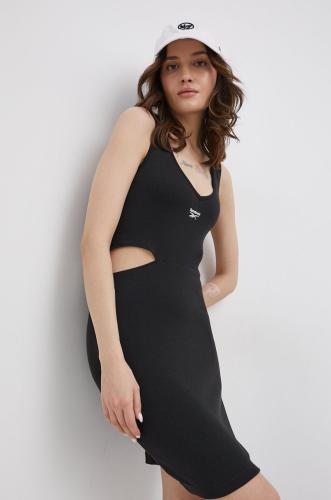 Φόρεμα Reebok Classic χρώμα: μαύρο