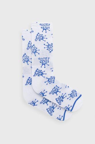 Κάλτσες HUF γυναικείες, χρώμα: άσπρο