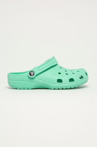Παντόφλες Crocs γυναικείες, χρώμα: πράσινο