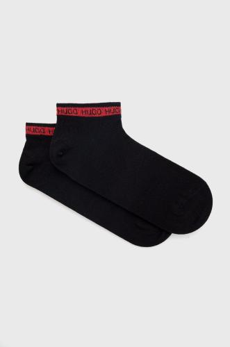Κάλτσες HUGO χρώμα: μαύρο