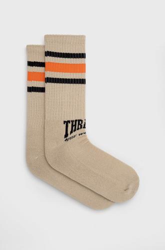 Κάλτσες HUF X Trasher χρώμα: μπεζ