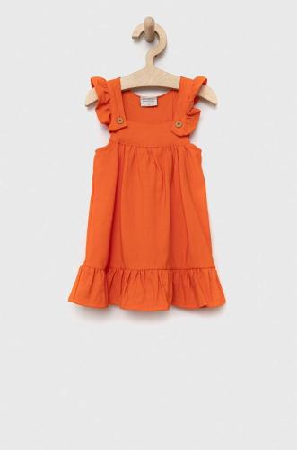 Φόρεμα μωρού Birba&Trybeyond χρώμα: πορτοκαλί