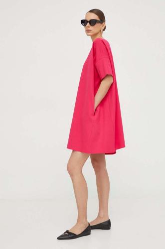 Φόρεμα Liviana Conti χρώμα: ροζ