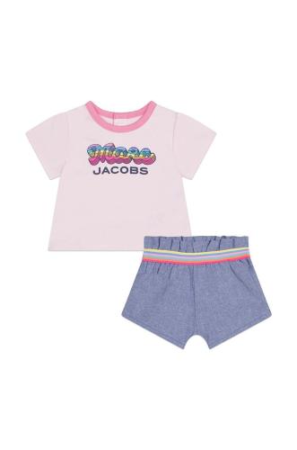 Σετ μωρού Marc Jacobs χρώμα: ροζ