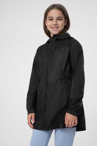 Παιδικό μπουφάν 4F χρώμα: μαύρο