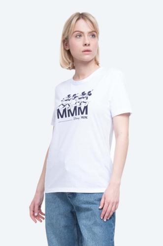 Βαμβακερό μπλουζάκι Wood Wood Aria T-shirt χρώμα: άσπρο