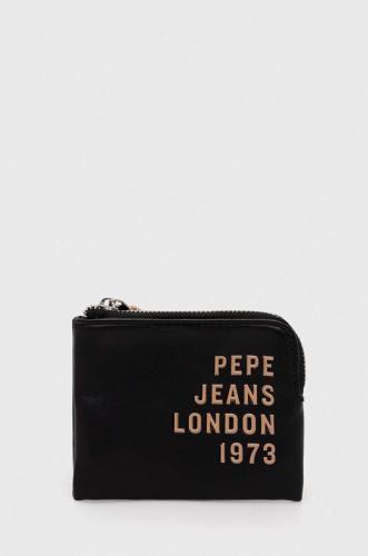 Πορτοφόλι Pepe Jeans χρώμα: μαύρο