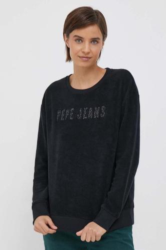 Μπλούζα Pepe Jeans χρώμα: μαύρο