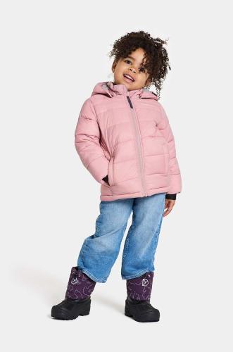 Παιδικό χειμωνιάτικο μπουφάν Didriksons RODI KIDS JACKET χρώμα: ροζ