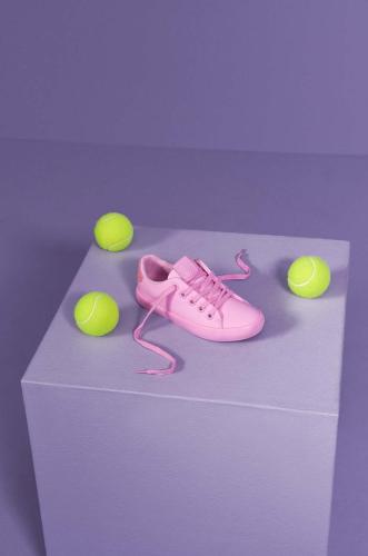 Παιδικά αθλητικά παπούτσια Reima χρώμα: ροζ