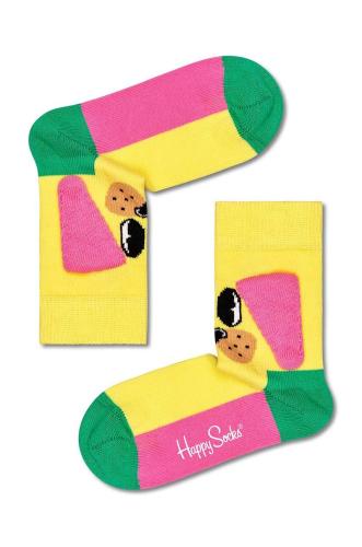 Παιδικές κάλτσες Happy Socks Kids Doggo χρώμα: κίτρινο