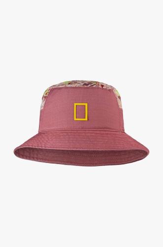 Παιδικό βαμβακερό καπέλο Buff χρώμα: ροζ
