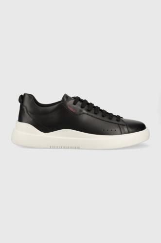 Δερμάτινα αθλητικά παπούτσια HUGO Blake χρώμα: μαύρο, 50499261
